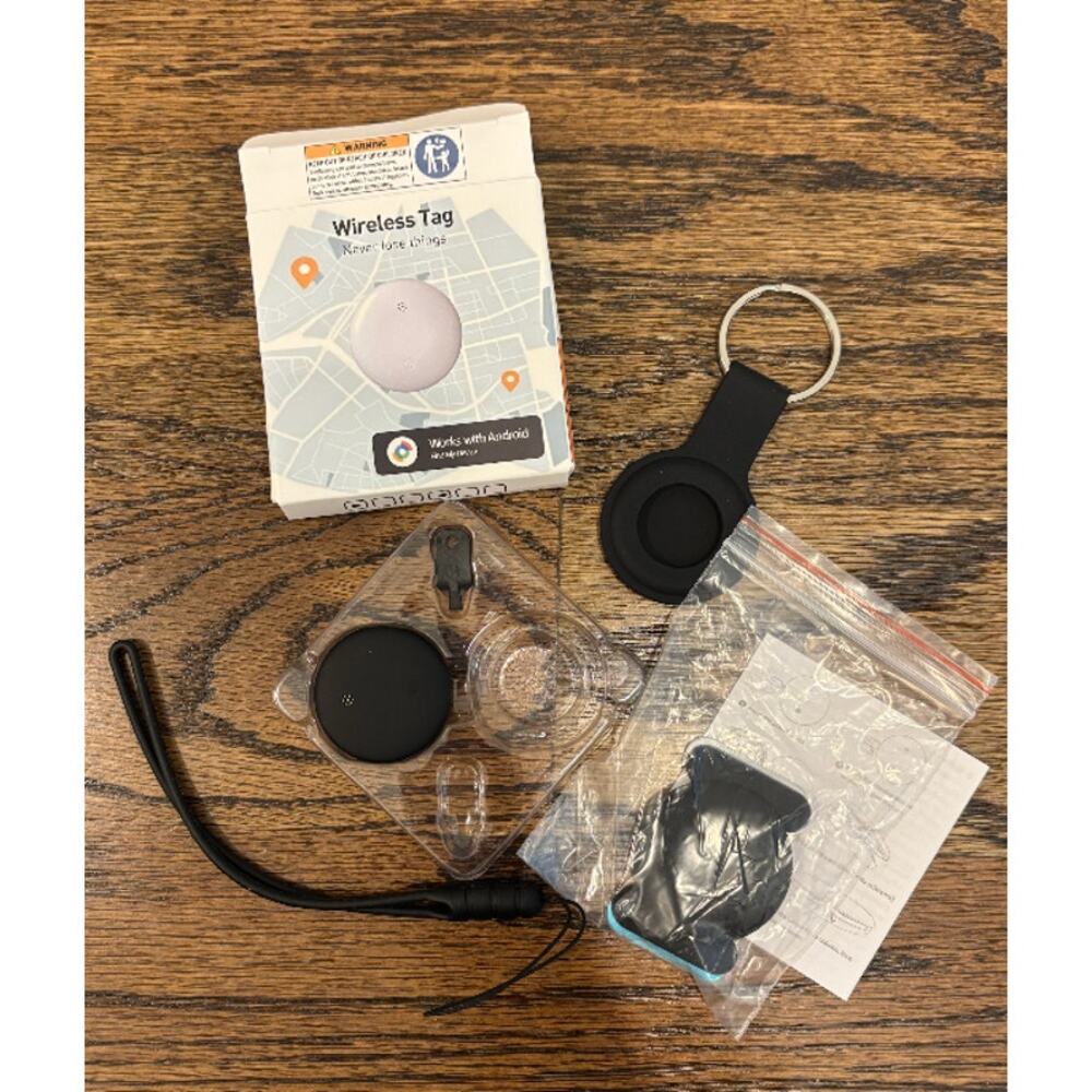 Android Wireless Tag - similar to air tag $10 for 2 tags and accessories